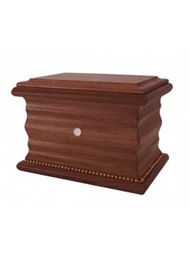 Urna MDF trabalhada Urna Madeira Cerejeira trabalhada
